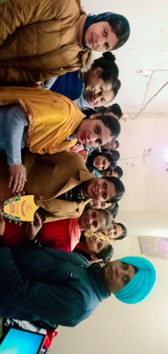 Student receiving certificate